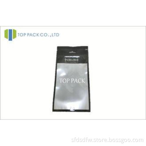 Three Side Seal Printed Laminated Pouches With Hang Hole Pr